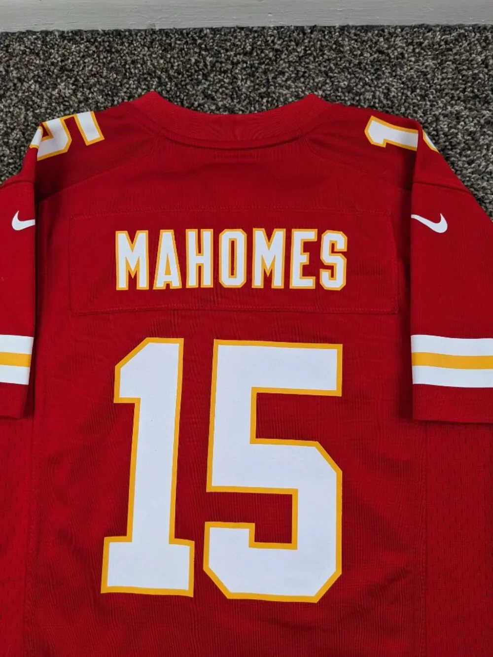 Patrick Mahomes Kansas City Chiefs Jersey Nike On Field Red Youth Boys Medium